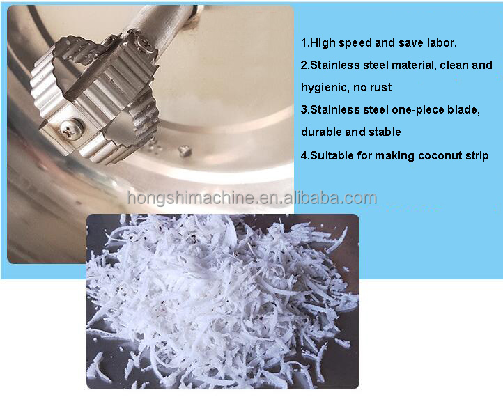 Commercial Stainless Steel Automatic Food Processing Machine Coconut Meat Grinder Grating Scraper