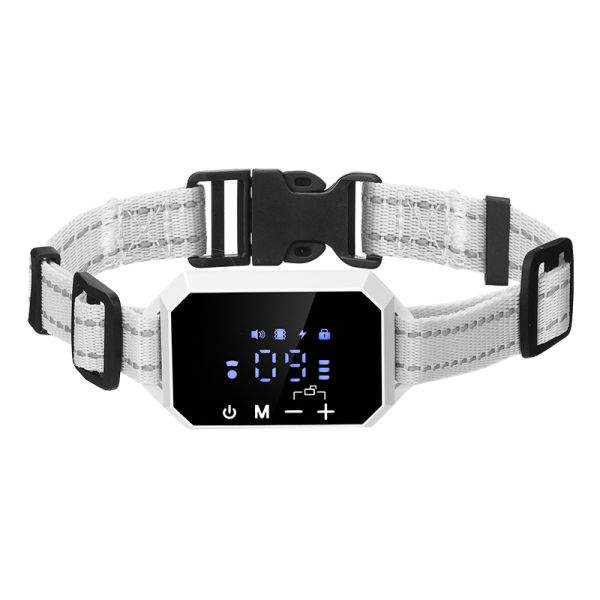 Portable Smart GPS Wireless Dog Fence System IP67 Waterproof Rechargeable Eco-Friendly Nylon Training Shock Collar Adjustable