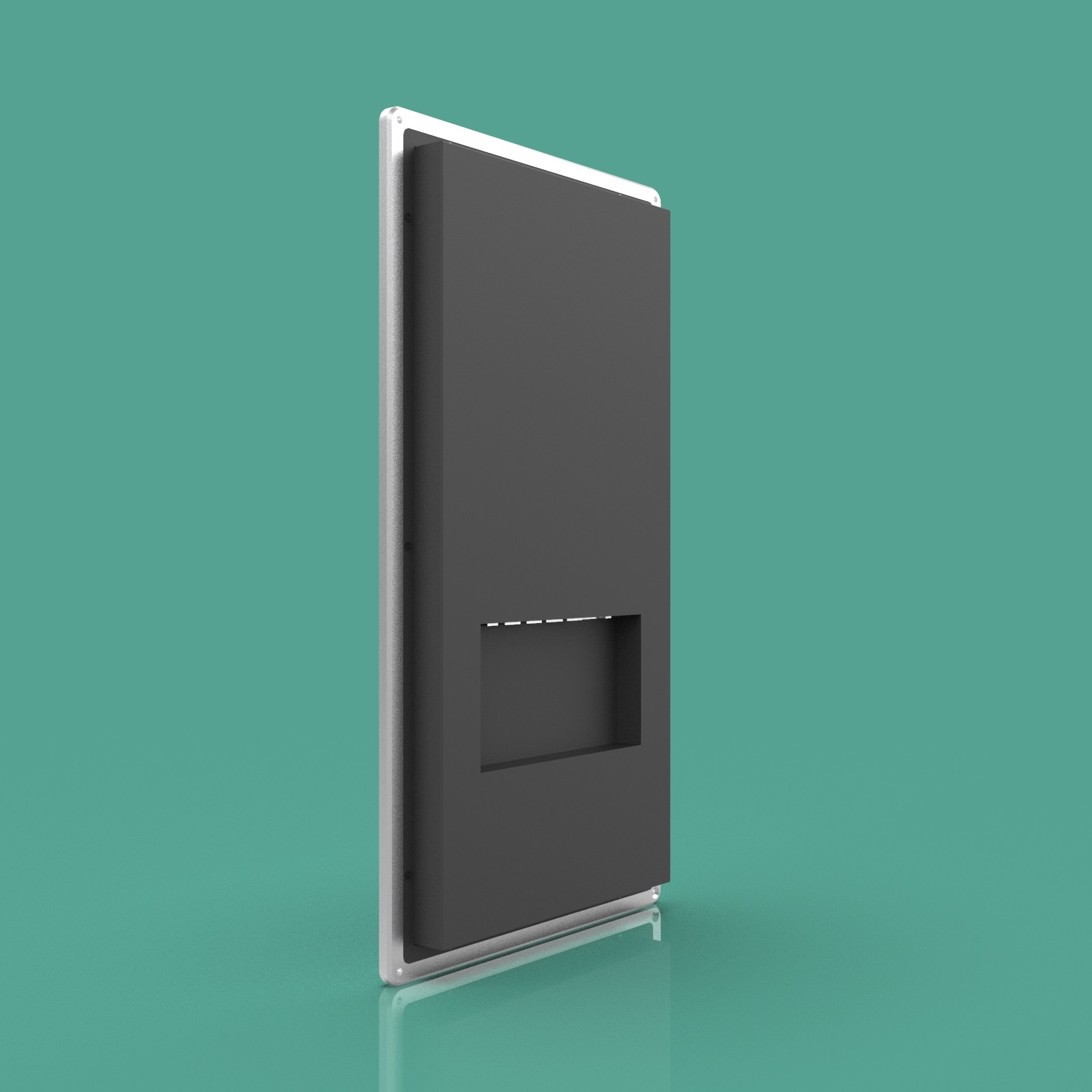 JP1503 Full-Metal Casing 15.6-Inch Wall-Mounted Full-Metal Facial and Fingerprint Recognition Access Control Terminal