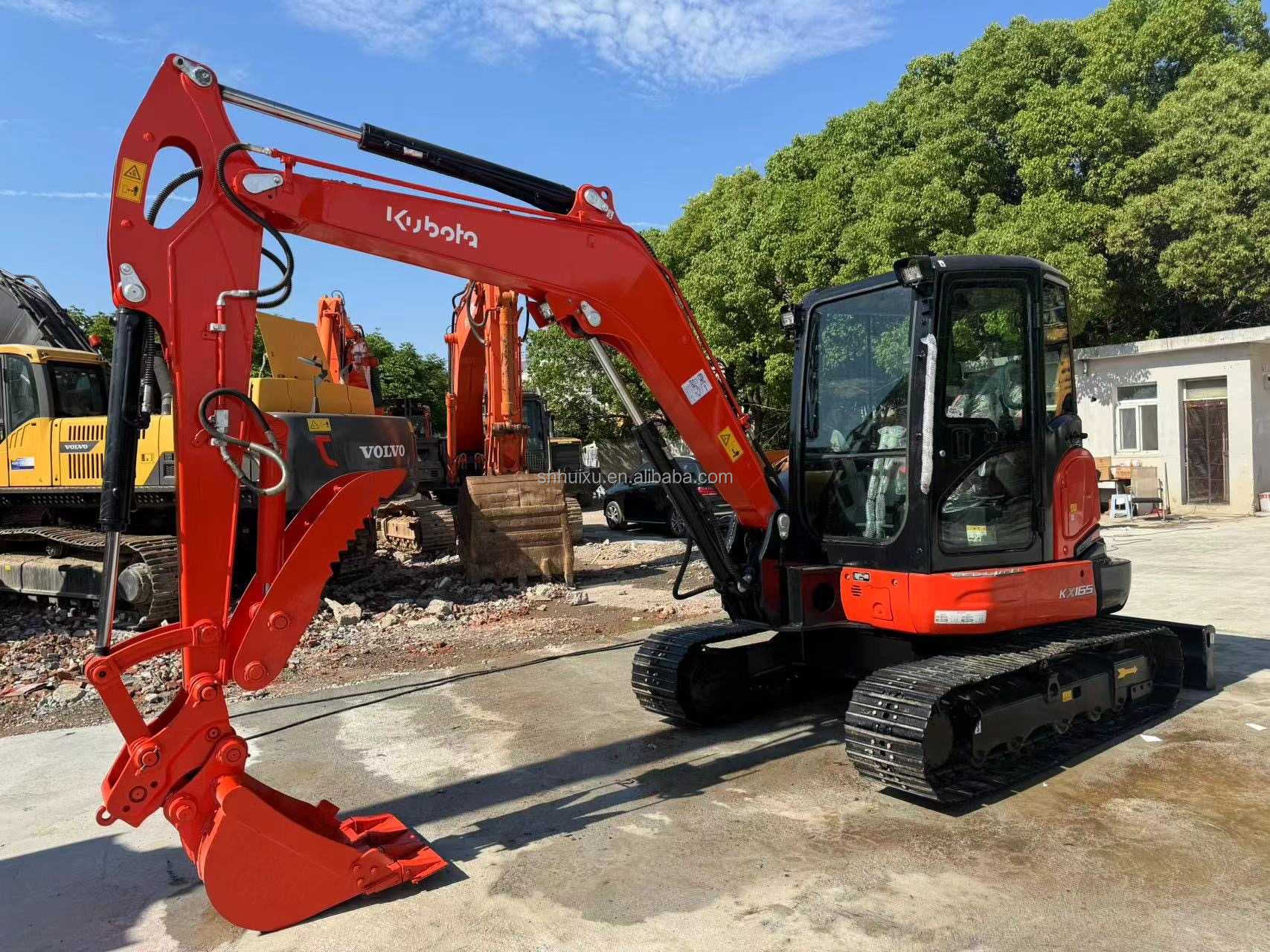 Mini KUBOTA KX165 Second Hand Digger Crawler Type Moving