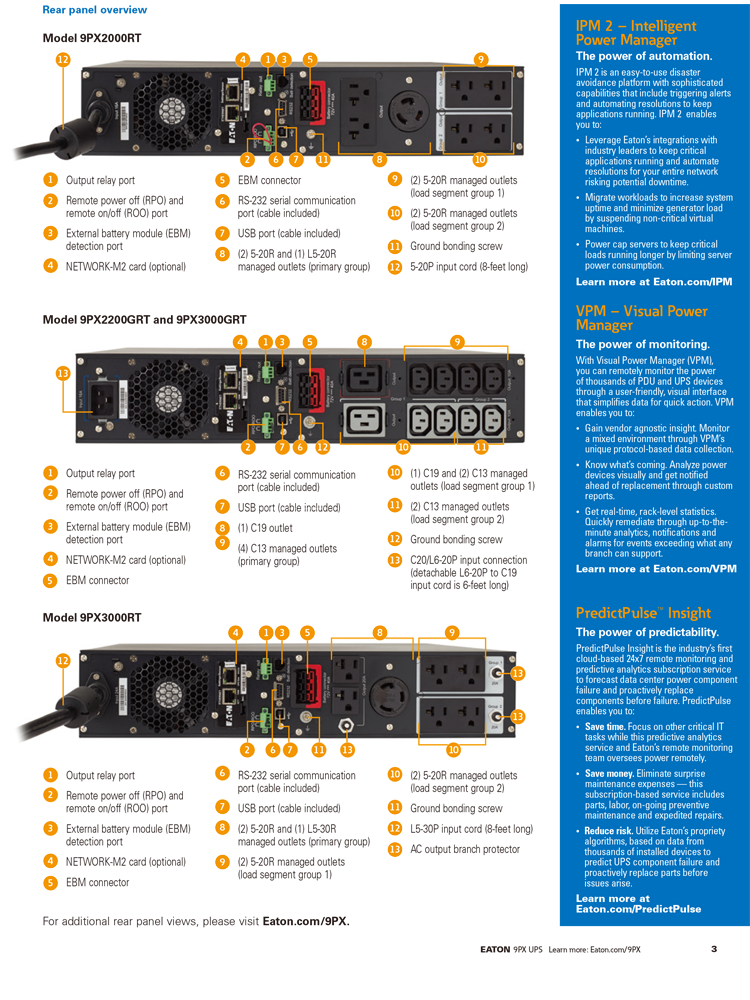 EATON UPS Brand 9PX UPS 100 kva single phase online ups for Manufacturing Pharmaceutical