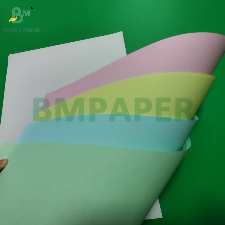 55gsm 60gsm Carbonless Copy NCR Paper Rolls For Invoice Bill 19inch Black Image