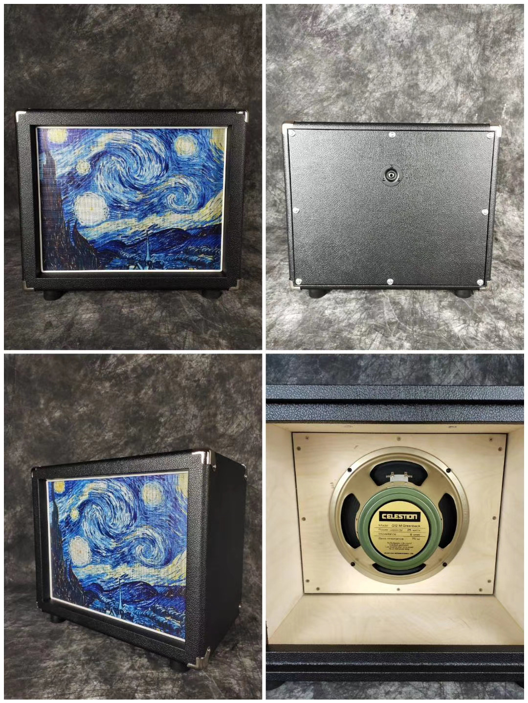 Custom Grand Guitar Bass Amplifier Speaker Cabinet with Kinds Tolex and Speaker Option