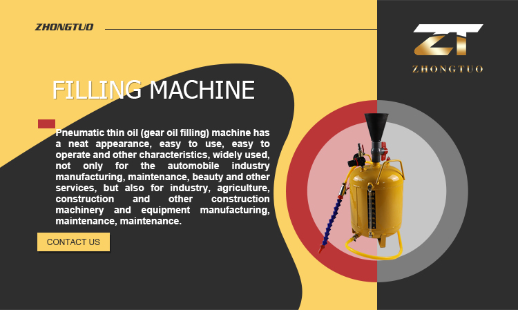 10 L Pneumatic Gear Oil Filling Pump With 5 Connector Iters