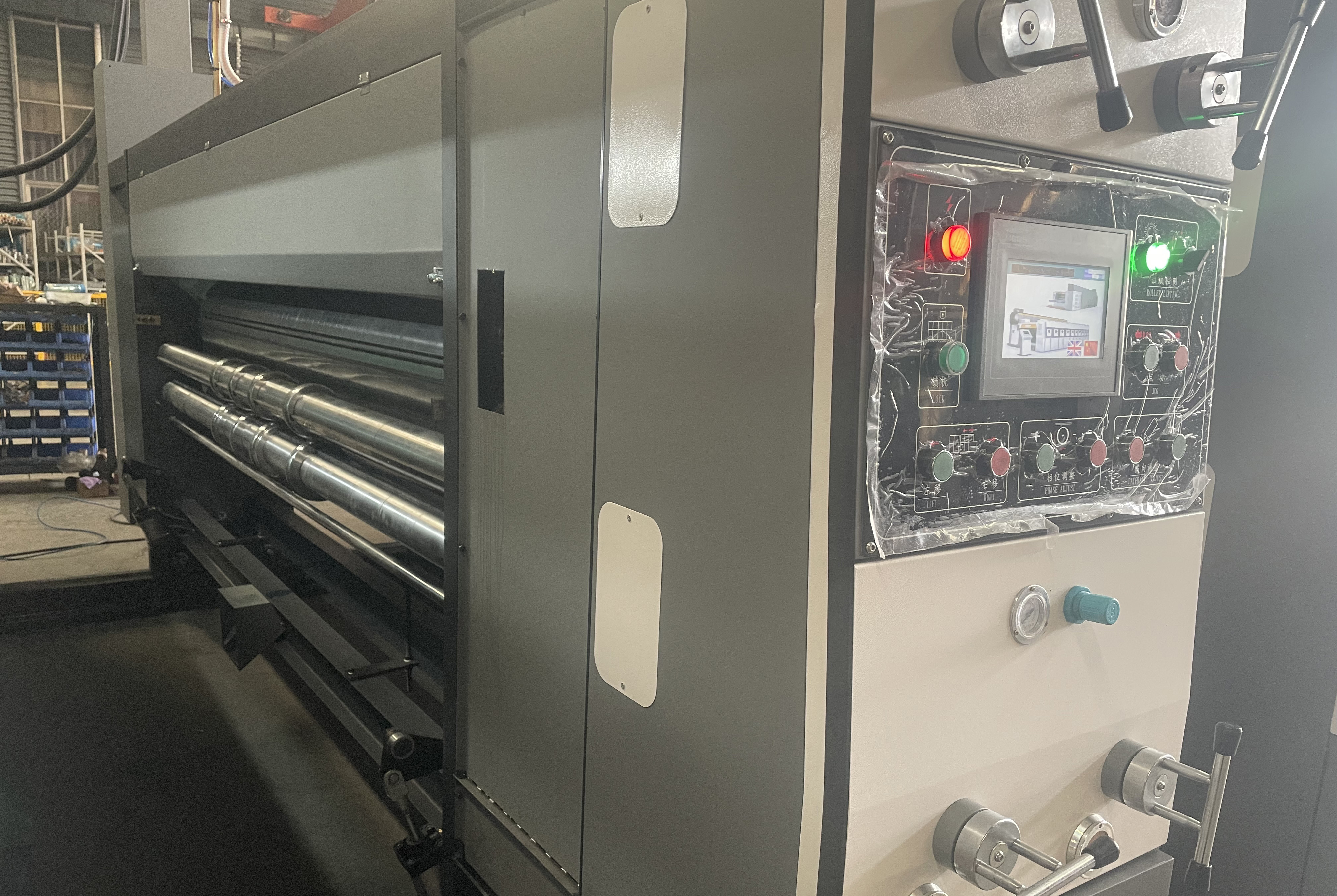 GYM-A 1628 Three Colors Printing Slotting And Die cutting Machine
