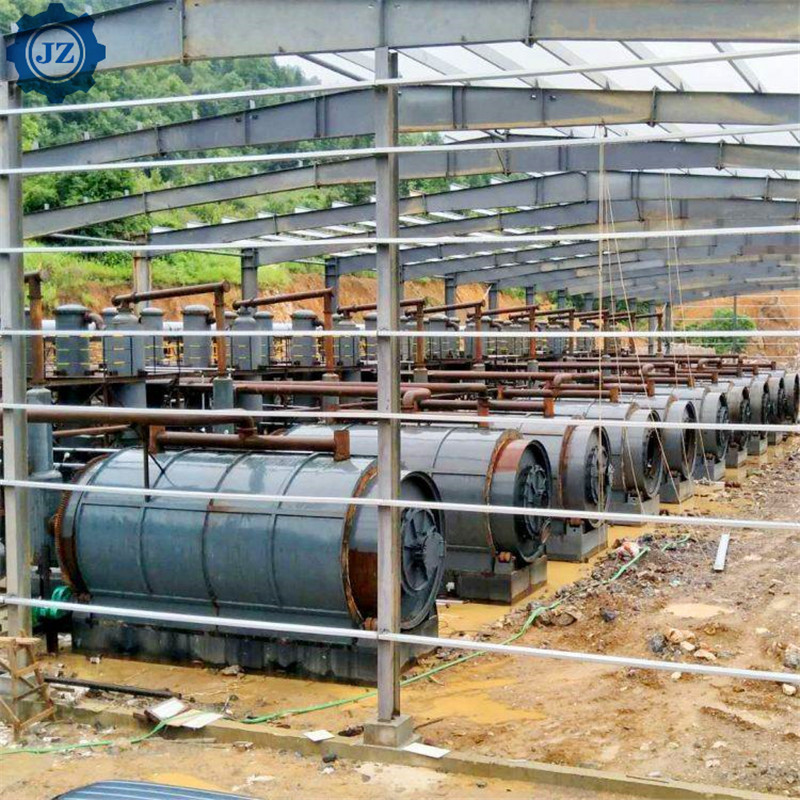 30TPD Automatic Pyrolysis Plant For Waste Tyre/Plastic Recycling To Fuel Oil