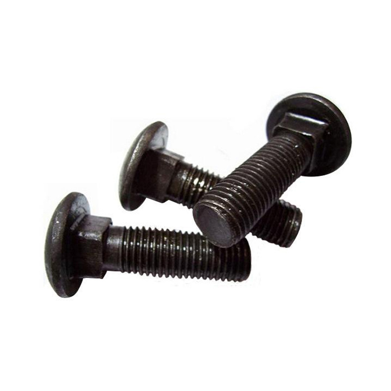 Black Oxide Iron Galvanized Half Round Head Square Neck Bolts DIN603 with DIN Standard