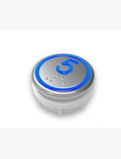 Passenger Lift Elevator Parts Round Type Customized Size ISO Certification