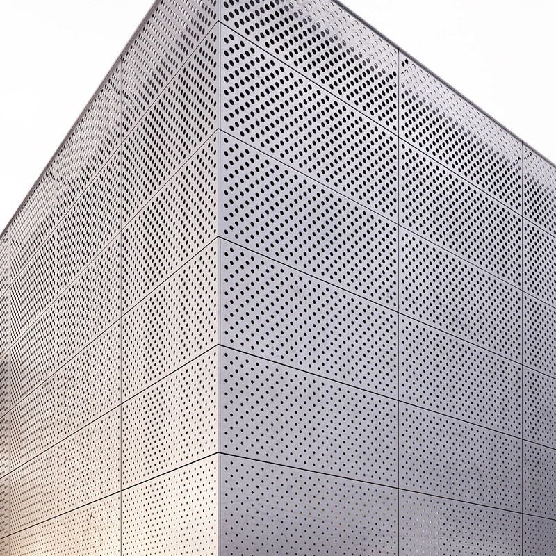 304 316 Decorative Perforated Stainless Steel Sheet Metal Ceilings Screens Filter 0.3mm