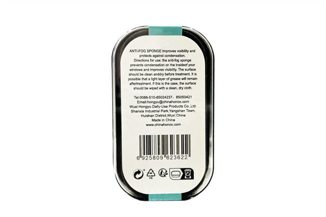 Anti-Fog Sponge Long Lasting Winter Auto Glass Cleaning Wiping Car Windshields Prevents Mist Sponge