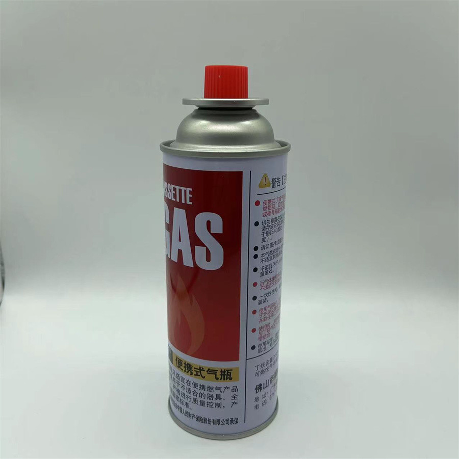 Outdoor Activities Butane Gas Canister with Straight Wall Tinplate