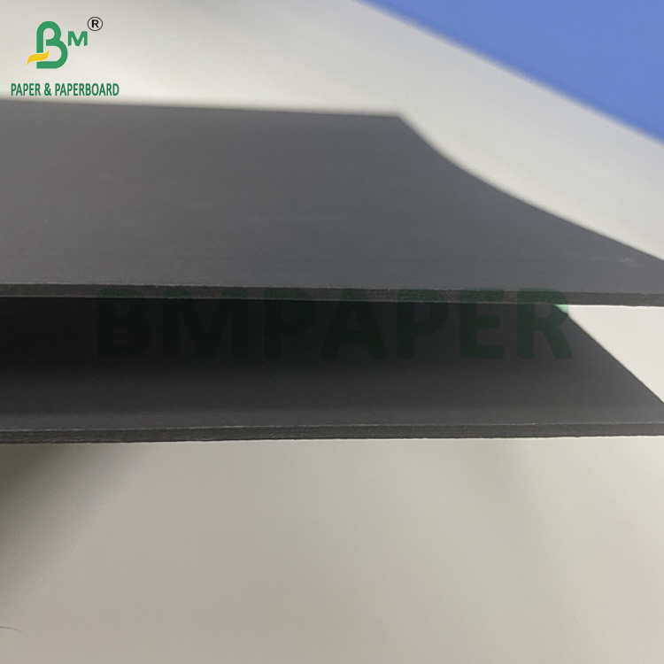 1.5mm 1200g 2mm 1600g Black Solid Board Double Sides Deep Black 70 X 100cm