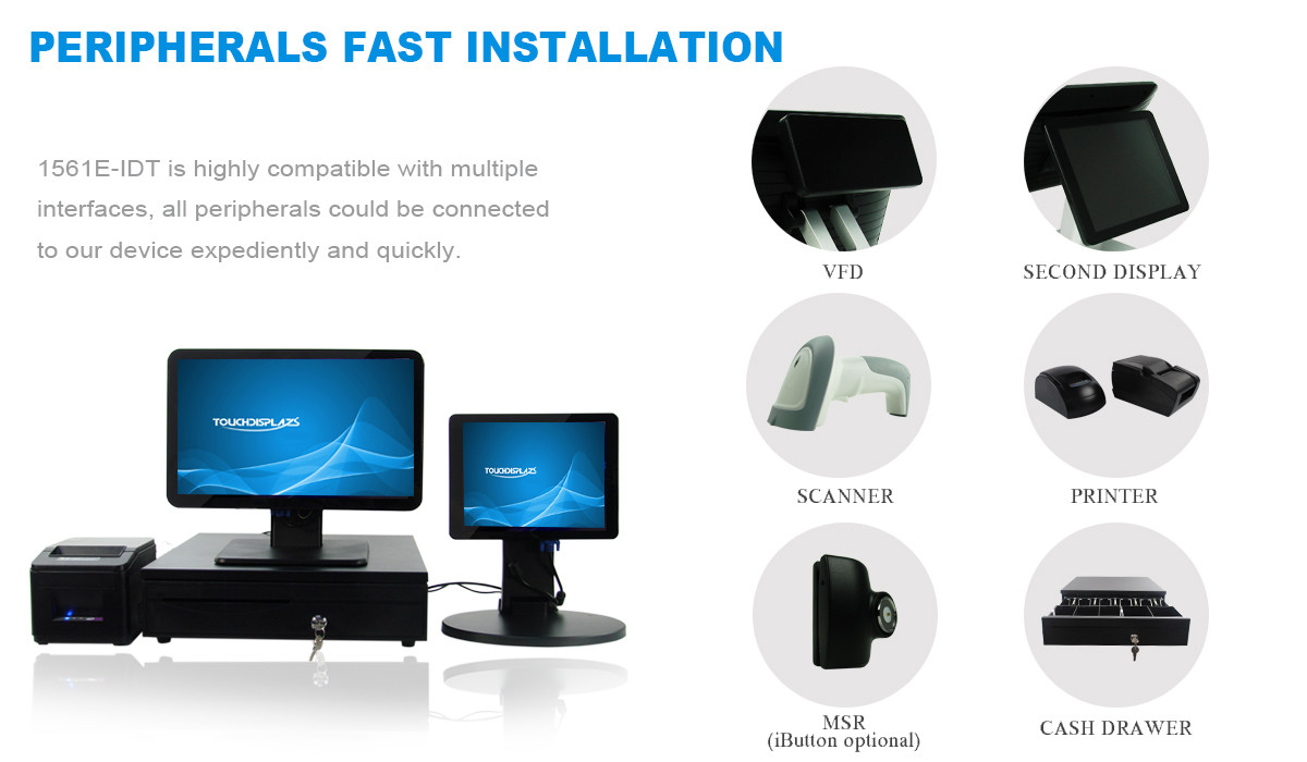 RoHS 15.6" POS System PC