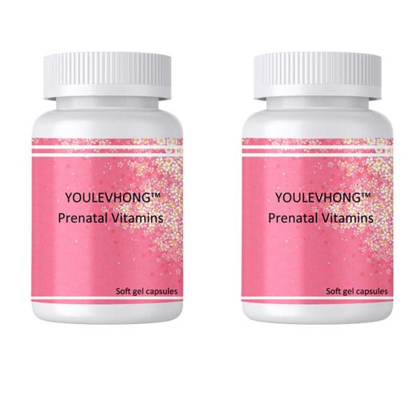 Prenatal Vitamins 90 Servings Prenatal Supplement Capsules With 400 IU Vitamin D
