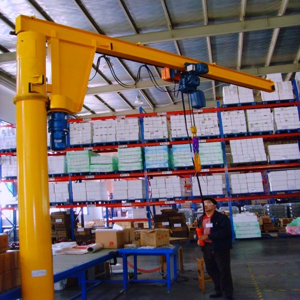 360 Degree Jib Cantilever Crane High Technique 10t With Wire Rope Electric