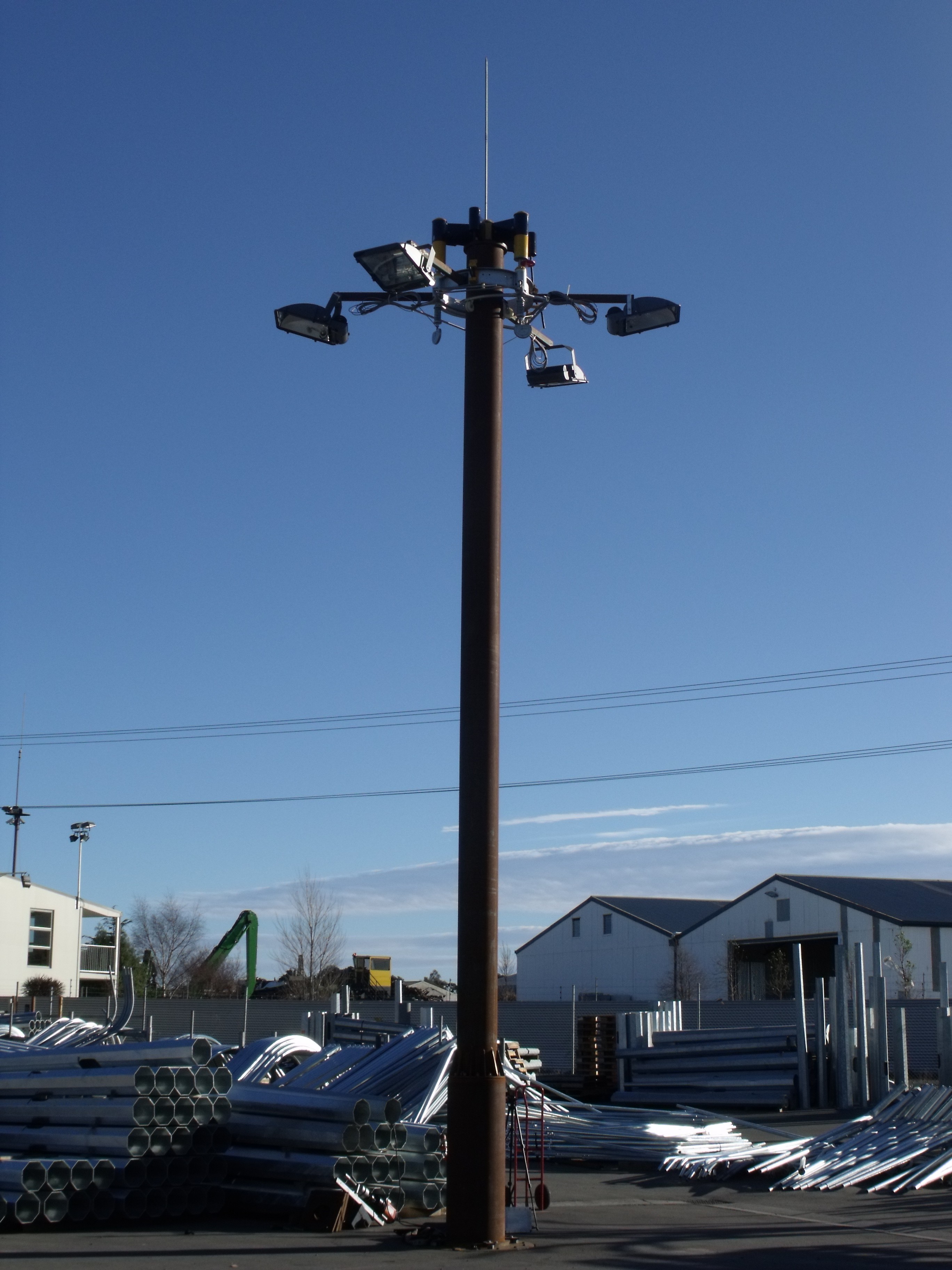Q345 Anti Corrosion Steel Utility Transmission Poles For Square