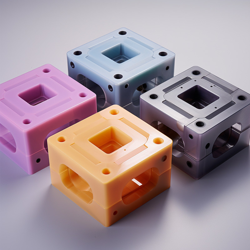 POM Nylon Material CNC Plastic Parts Turning Milling Drilling Processing
