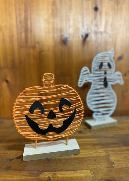 Quality OEM / ODM Halloween Ornaments Ghost / Pumpkin Garden Ornament Metal for sale