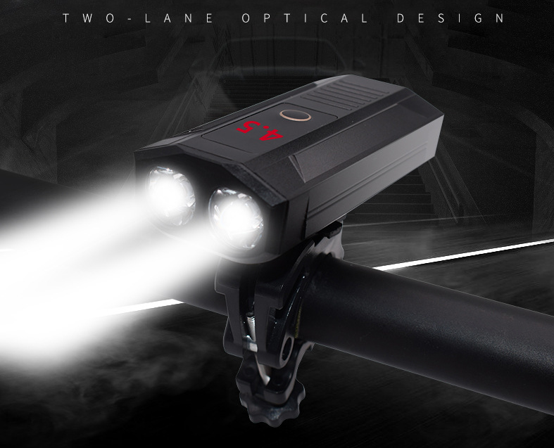 Night Riding Usb Rechargeable Bicycle Headlight Bike Front Handlebar 800 Lumens Front Bike Light