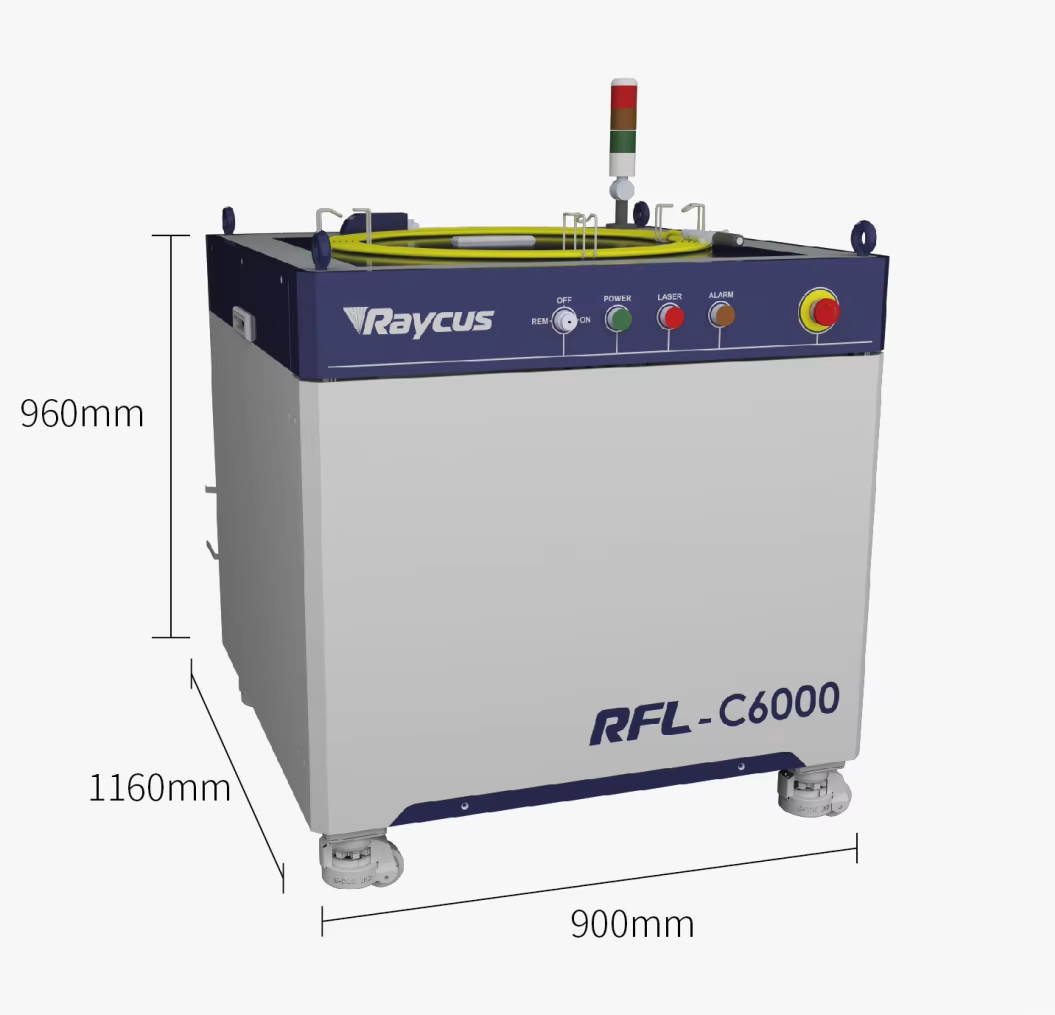 Industrial Laser Equipment 6000W Raycus Fiber Laser Source for Laser Cutting and Welding