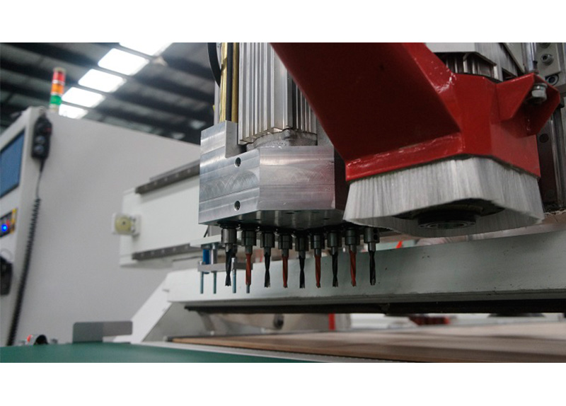 F3-1530D Carousel ATC CNC Router With Boring Unit