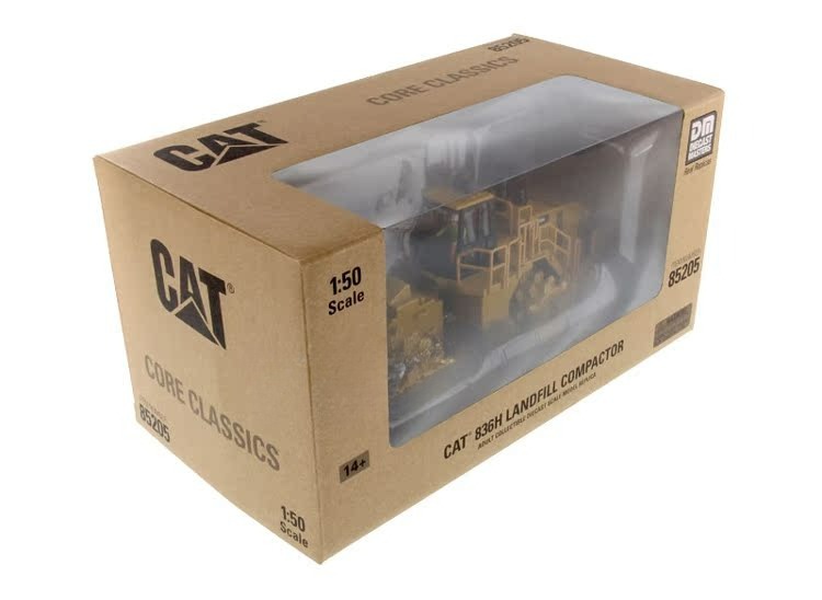 Caterpillar CAT 836H Compactor 1:50 Scale Diecast Model Collectible 85205