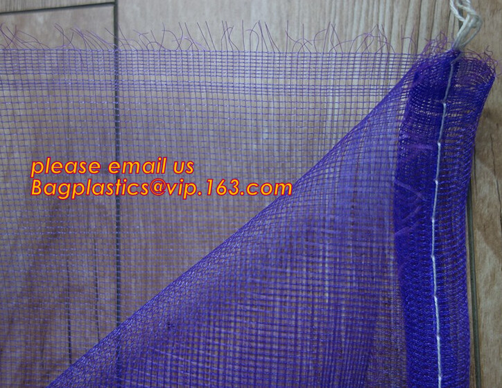 PE Knitted mesh bag and Raschel mesh bag,Factory Price Supply Plastic Pe Raschel Monifilament Date Mesh Net Bags, bageas