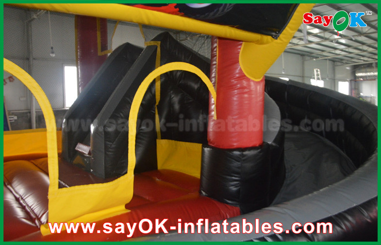 Commercial Inflatable Slide 4 X 6m Or Customized Size Inflatable Bouncy Jumping Toy Castle Water Slide For Kids