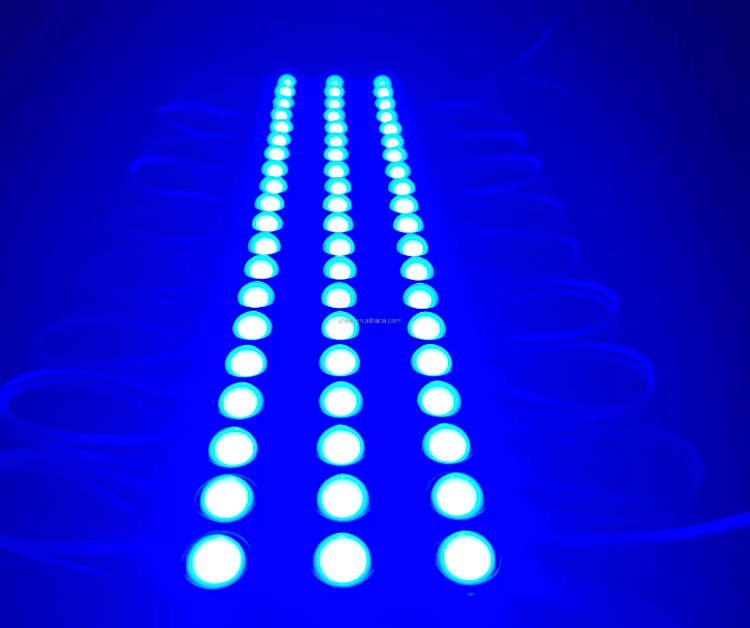 3LED 2W LED Outdoor Waterproof Module Advertising Luminous Characters 160° Angle