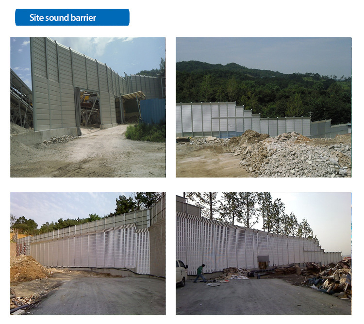 Road Noise Barrier with Aluminum Panel Sound Insulation Screen and Isolation Barrier
