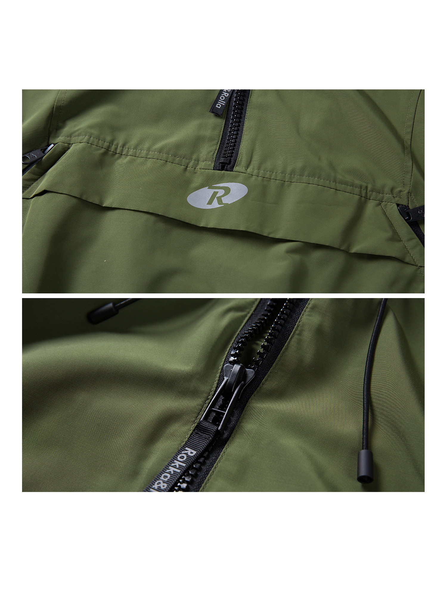Lightweight Pullover Anorak Track Jacket Windbreaker Unisex Plus Size