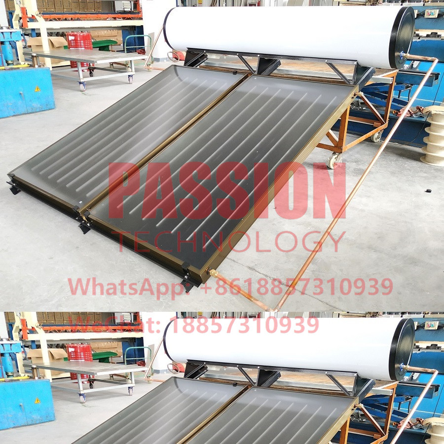 250L Pressurized Flat Plate Solar Water Heating Flat Panel Solar Heater Collector