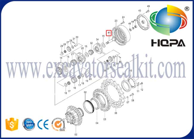 2051884 Prop Shaft Travel Device Parts for Hitachi ZX330-3 ZX350LC-3