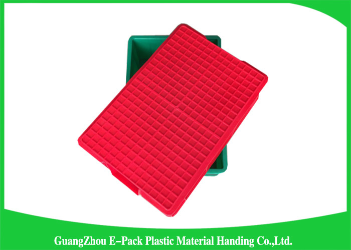 Blue Stackable Plastic Bins Convenience Stores , Standard Size Plastic Stacking Boxes
