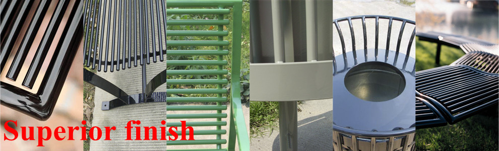 Unique Square Garden Wood Planter With Metal Frame Weather Resistant