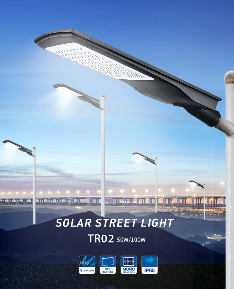 Outdoor Wall All In One Solar LED Street Light Dusk To Dawn Waterproof 40w 150w 200w 400w