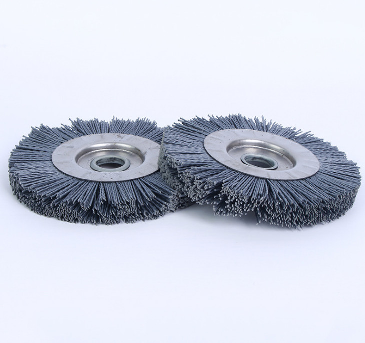 Scrubbing OD150 Abrasive Nylon Wire Wheel Brush Industrial grade