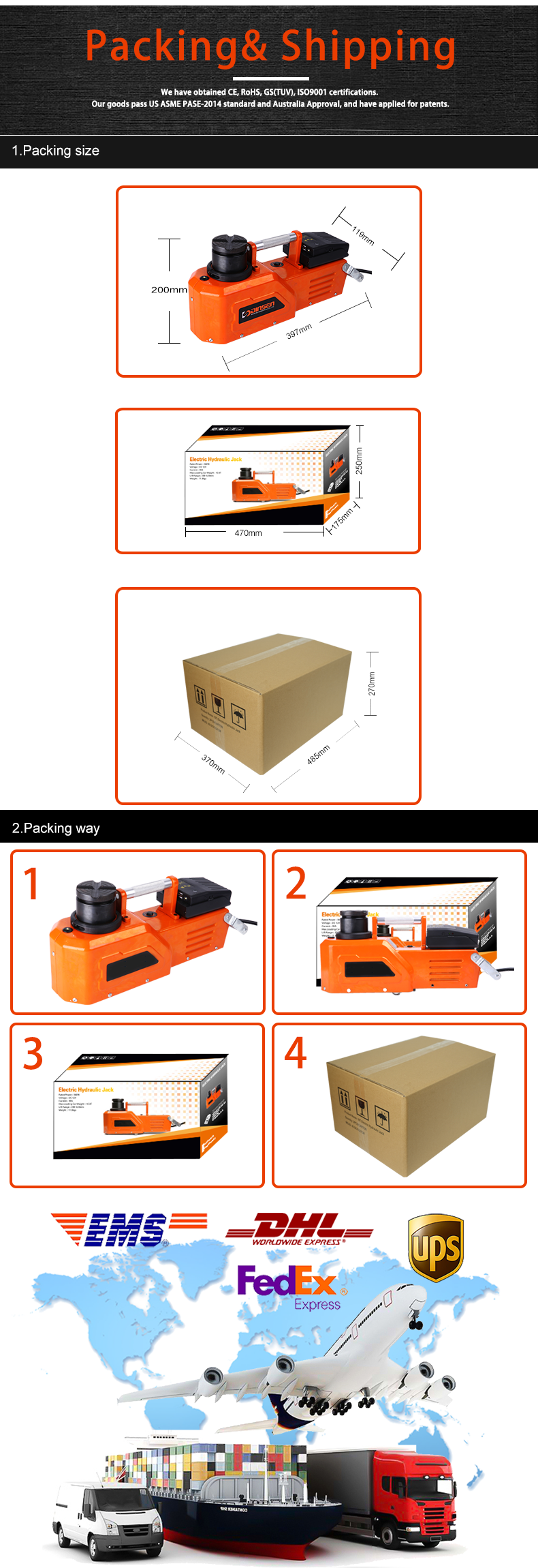 12v Portable Hydraulic Floor Jack 10t Fast Lifting with lithium battery