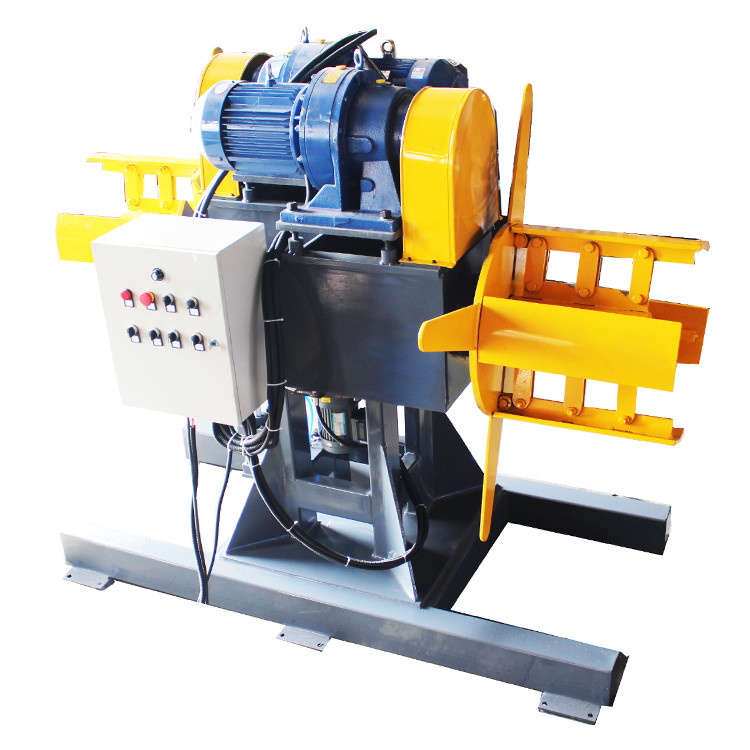 Customized Automatic Double Head Steel Coil Hydraulic Decoiler 5T 10T
