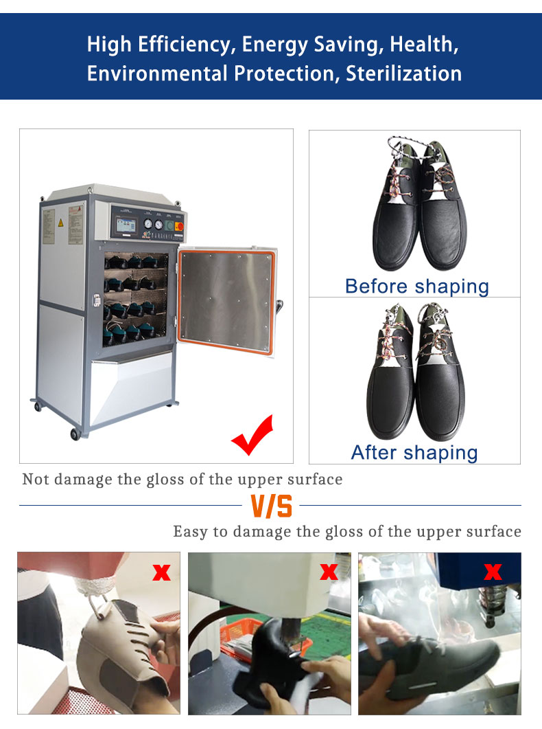 Fully Automatic Shoe Heat Setting Machine Intelligent Shoe Steaming Machine For Upper