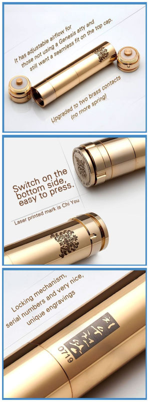 E-Cigarette Clone Mechanical Mod Chiyou Mod
