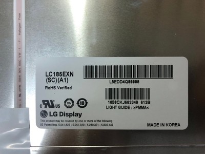 LG 18.5" Medical Industrial Lcd Panel TV Model LC185EXN-SCA1 1366*768 Pixels 300cd/m2 30 Pin