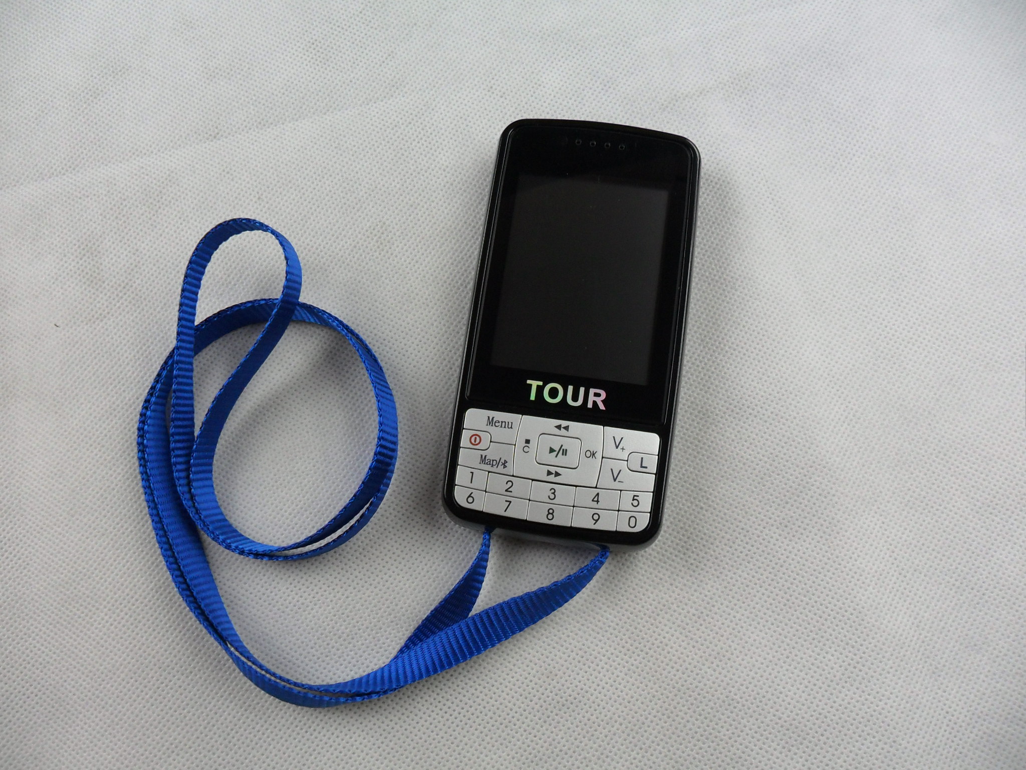 007B Automatic Tour Guide System With LCD Screen , Black Tour Guide Microphone System
