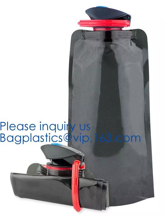 Custom Reusable Juice Food Packaging Plastic Bag Alcohol Drink Wine Spout Pouch Bag,liquid spout pouch/wine drink juice