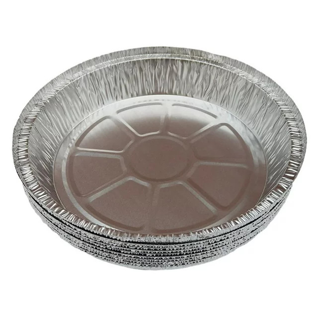 7 8 9 Inches Round Aluminum Foil Pan For Cooking Silver Foil Container