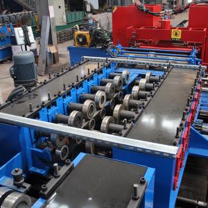 China GI Stainless Steel Cladding Cable Tray Manufacturing Machine Double Chain Drive on sale