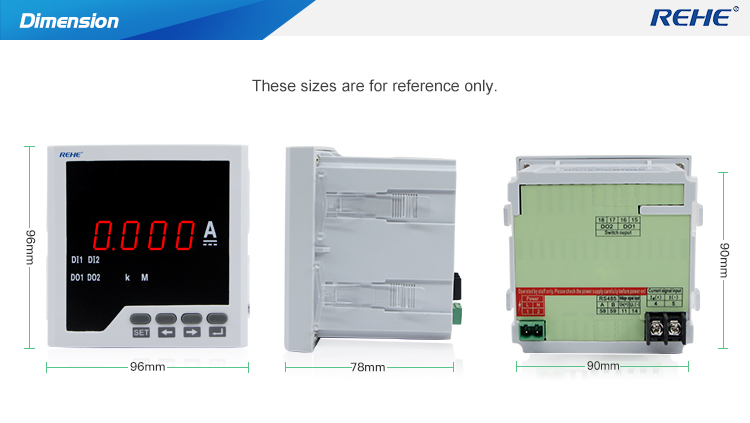 Factory bottom price RH-DA21 ampere meter Single Phase Digital Analog Ampermeter
