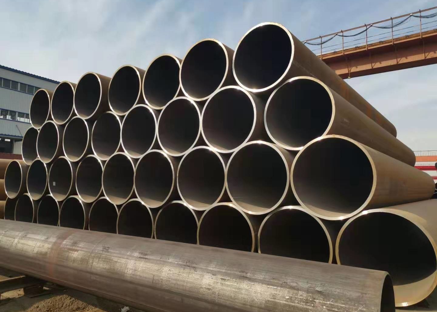 Construction 3PE Outside St52 Welding Galvanized Pipe