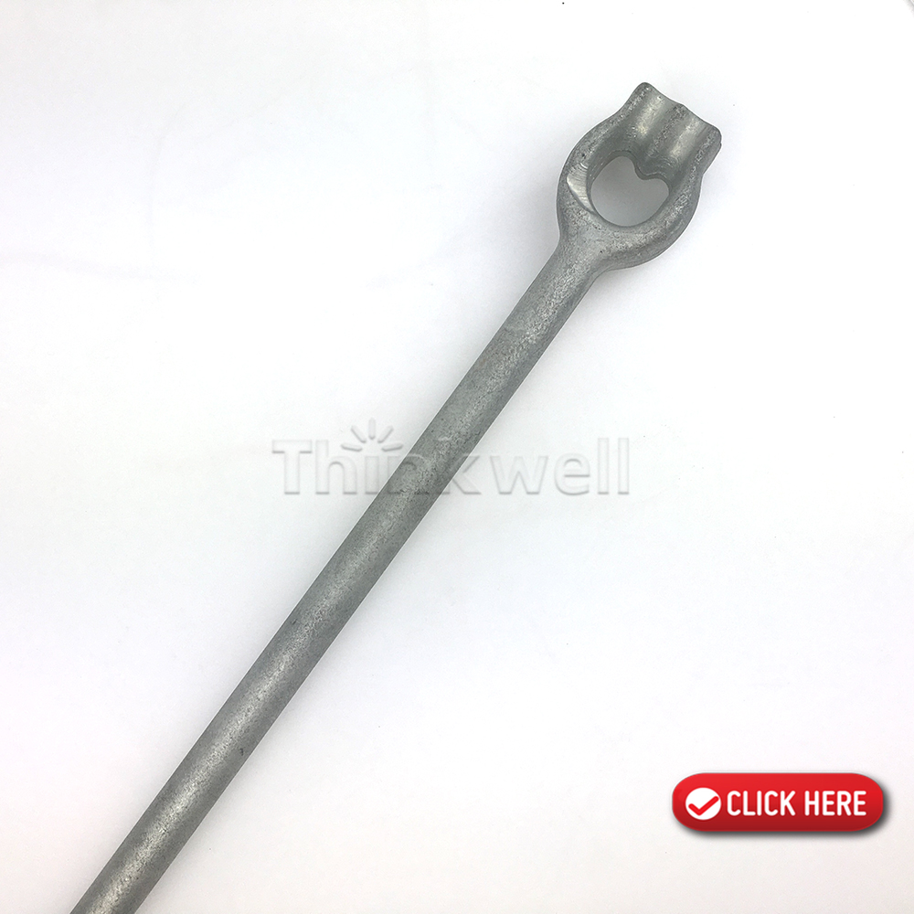 Forged Steel Galvanized Guy Wire Anchor