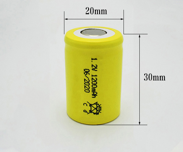 1200mAh Nickel Cadmium Battery Cell 1.2 V For Emergency Lighting